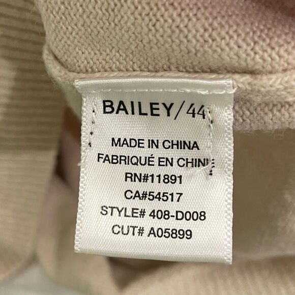 Bailey 44 Kitty Cutout Turtleneck Knitted Sweater, Eggshell Sz. XS - Picture 5 of 9